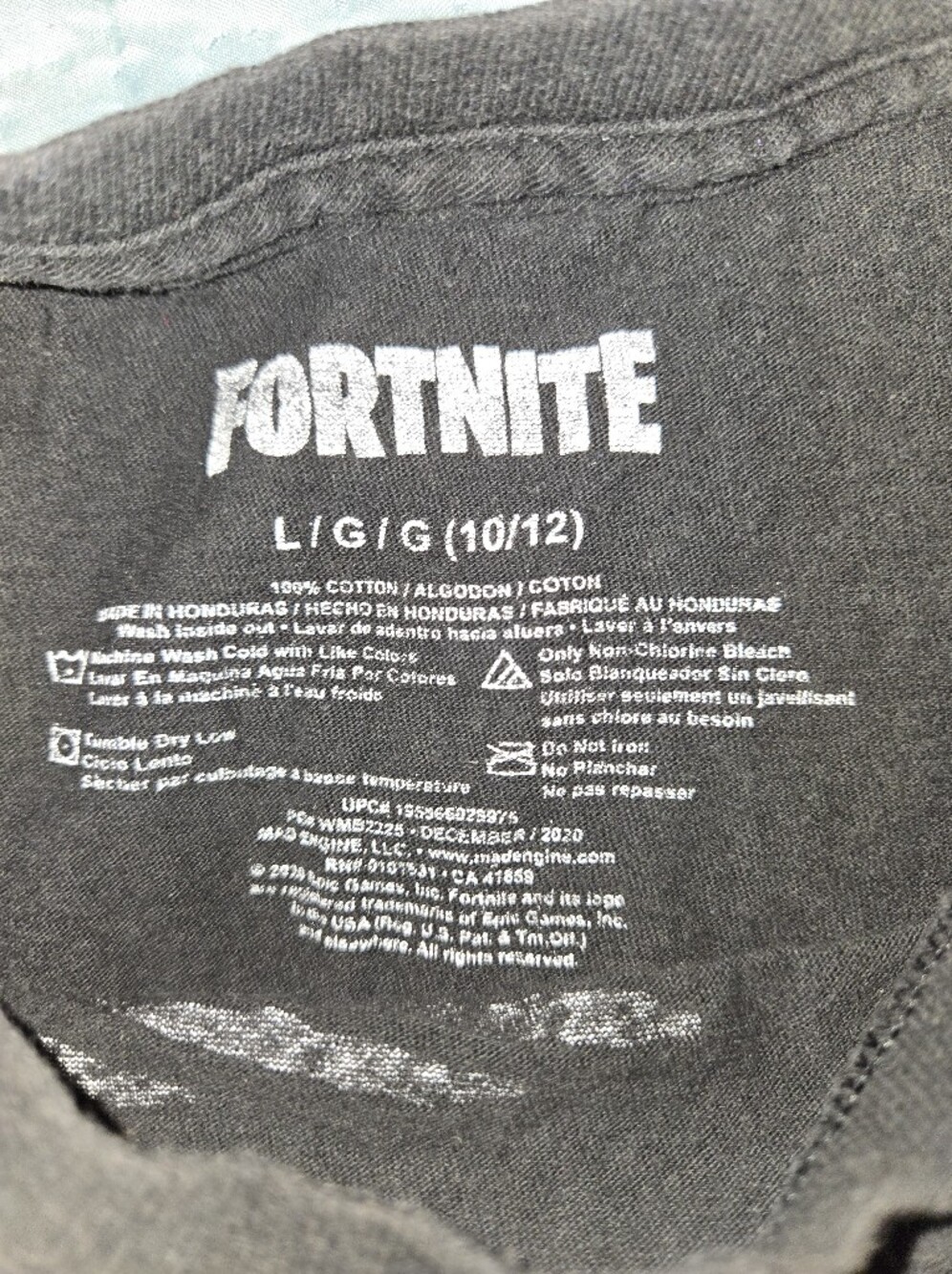 Fortnite Boy's L 10 - 12 Bundle 2 Shorts 1 Shirt - Picture 9 of 12
